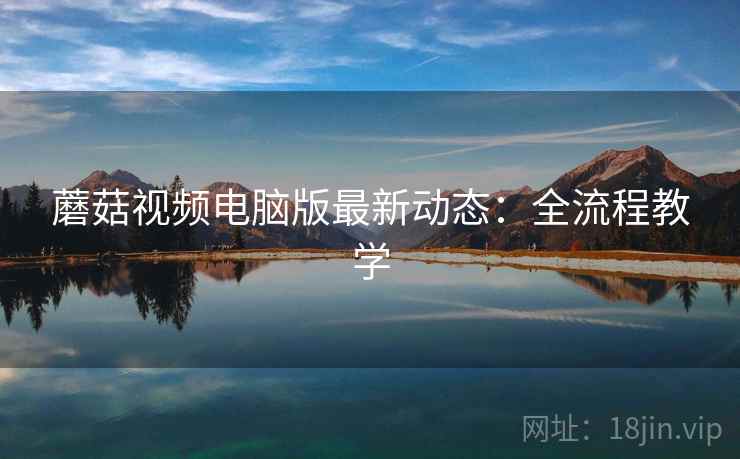 蘑菇视频电脑版最新动态：全流程教学